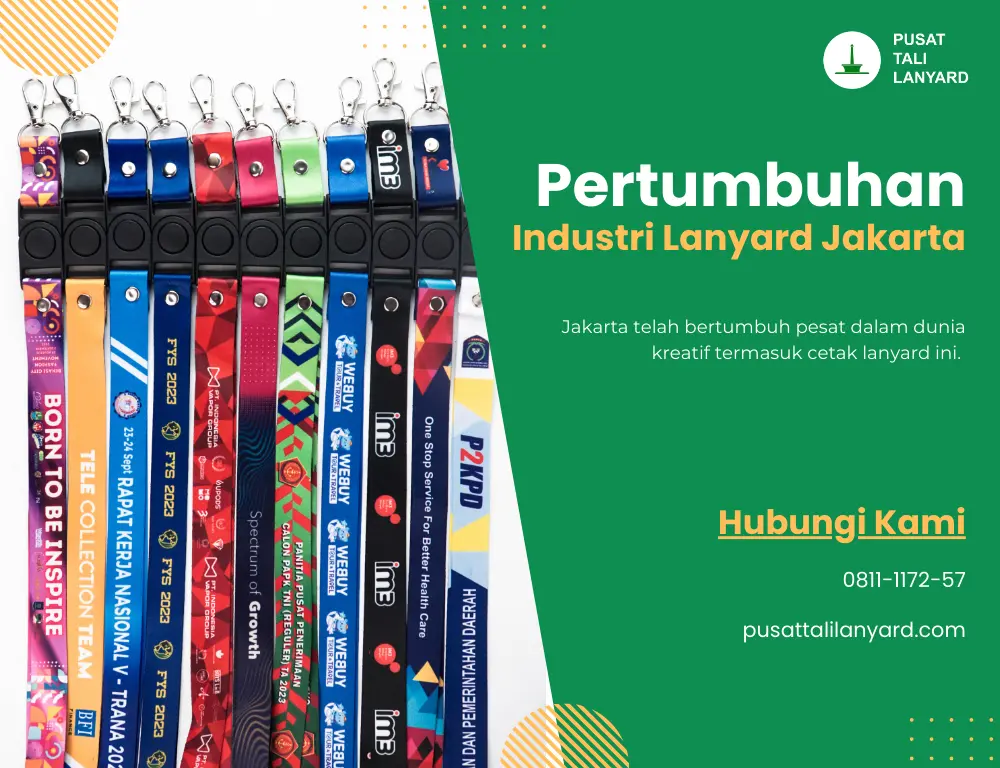 Pertumbuhan Industri Cetak Lanyard Jakarta Naik Pesat