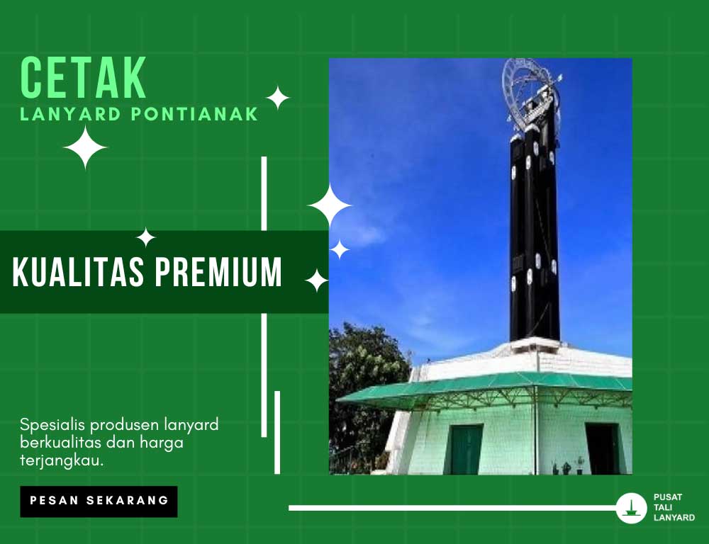 Tempat Cetak Lanyard Pontianak Termurah Desain Warna Warni